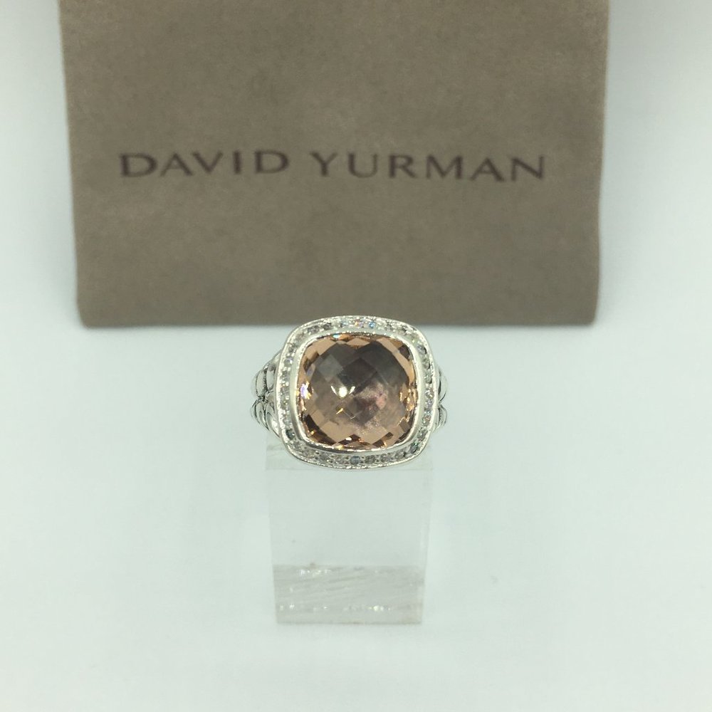 David Yurman 11mm Morganite Albion Ring